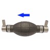 Pompa di adescamento gasolio Ã˜ 8mm con attacchi 90Â°