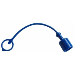 Tappo parapolvere Faster di colore blu per innesti rapidi maschio da M1/2"
