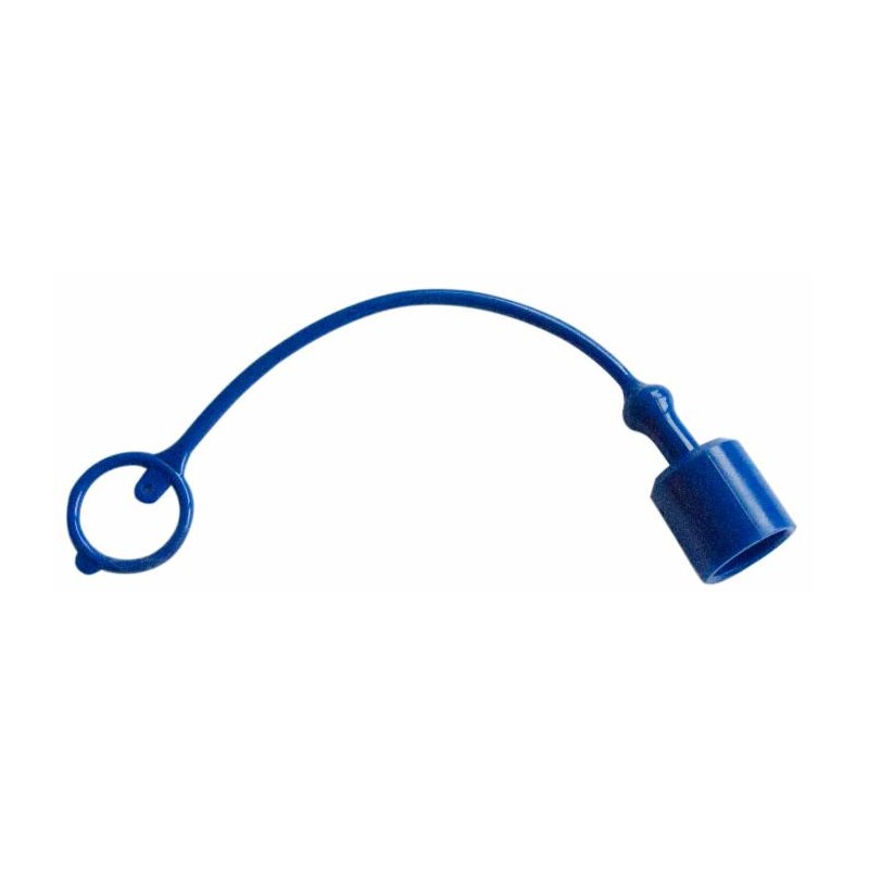 Tappo parapolvere Faster di colore blu per innesti rapidi maschio da M1/2"