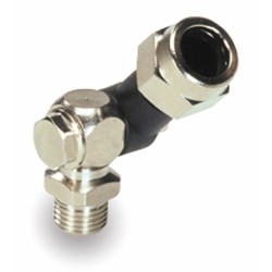 Getto snodato singolo con filetto maschio 1/4'G