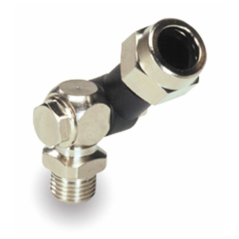 Getto snodato singolo con filetto maschio 1/4'G