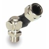 Getto snodato singolo con filetto maschio 1/4'G
