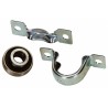 Supporto dritto in lamiera stampata SBPP 203 con cuscinetto Ã˜ 17mm