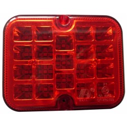 Fanale LED retronebbia 101x81mm