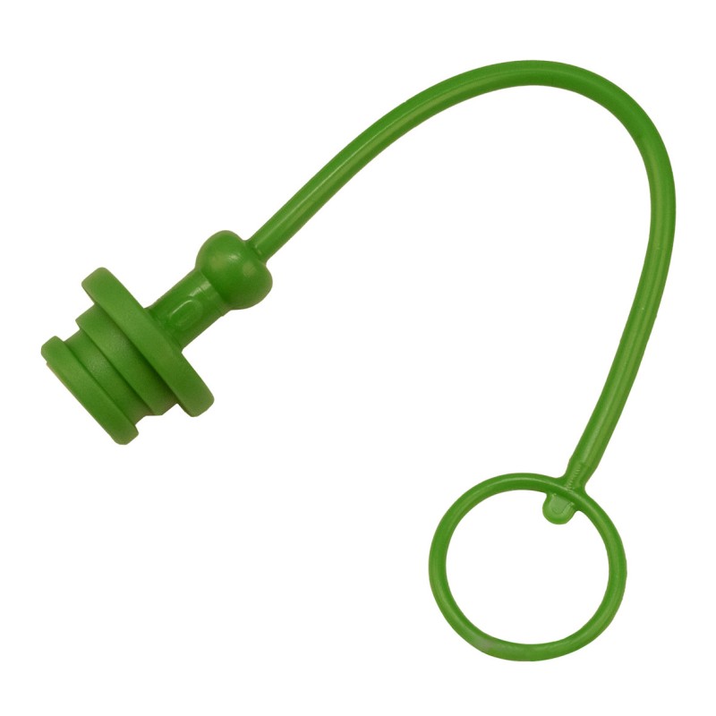 Tappo per innesto rapido verde femmina da M1/2"