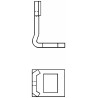 Staffa per molla flex 70x8 monolama 50x50 - 45x12