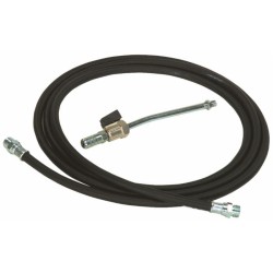 Tubo cm 300 completo di rubinetto e testina