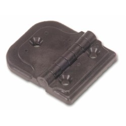 Cerniera in plastica per portiera larghezza 90mm e intereasse 50mm