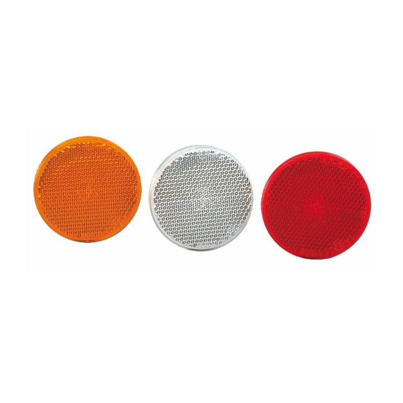 Catarifrangente con vite M5 arancione Ã˜ 60mm