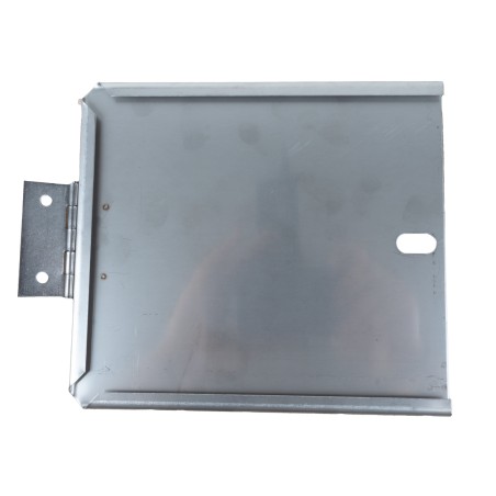 Portatarga con cerniera in acciaio inox 165x165mm