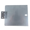 Portatarga con cerniera in acciaio inox 165x165mm