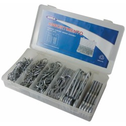 Set assortito con 150 coppiglia a molla