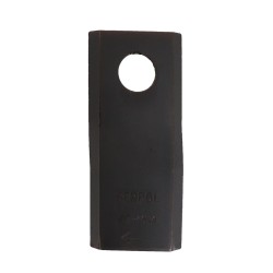 Coltello per falciatrice lunghezza 107mm foro Ã˜ 18,2mm