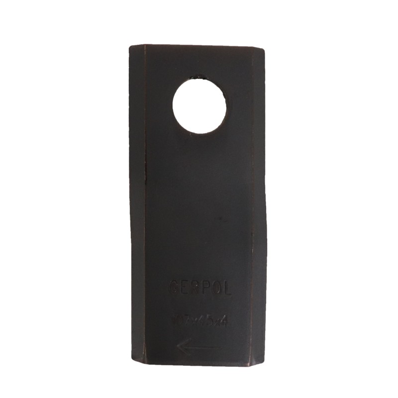 Coltello per falciatrice lunghezza 107mm foro Ã˜ 18,2mm
