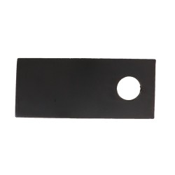 Coltello per falciatrice lunghezza 107mm foro Ã˜ 18,2mm