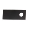 Coltello per falciatrice lunghezza 107mm foro Ã˜ 18,2mm
