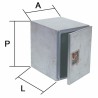 Cassetta porta attrezzi in lamiera 350x450x450mm