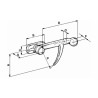 Chiusura a palla leggera Ã˜ 13mm destra