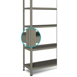 Scaffalatura ad incastro 180x195x60cm portata max 700kg