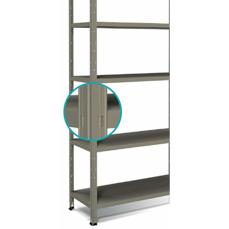 Scaffalatura ad incastro 180x195x60cm portata max 700kg