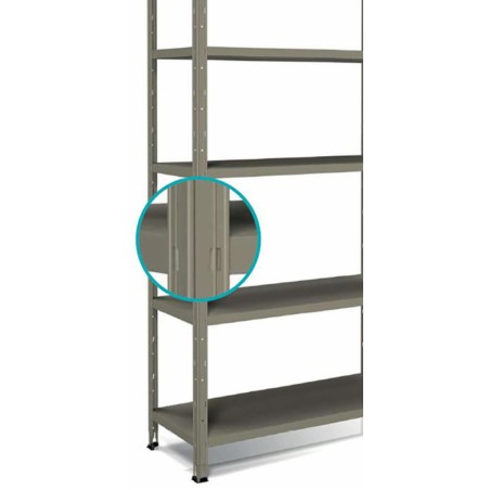 Scaffalatura ad incastro 180x195x60cm portata max 700kg