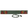 Barra con fanali posteriori 12V lunghezza 1,5m