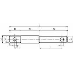 Perno doppio intercamb,Ã¸ 28-37-28