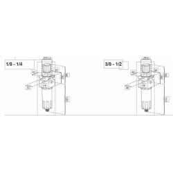 Filtro regolatore3/8"