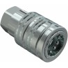 Innesto rapido a valvola femmina push-pull da 1/2" npt Faster