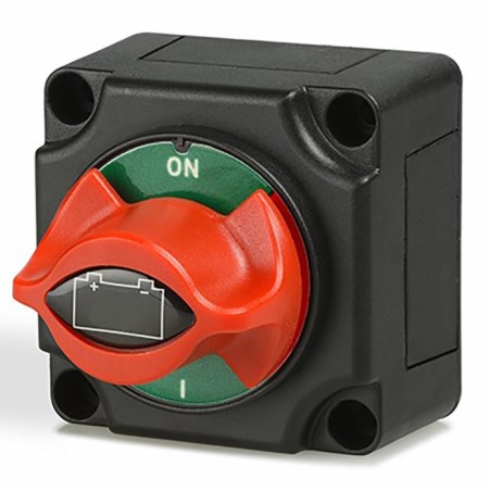 Interruttore staccabatteria 12-24V con maniglia rotativa