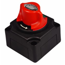 Interruttore staccabatteria 12-24V con maniglia rotativa