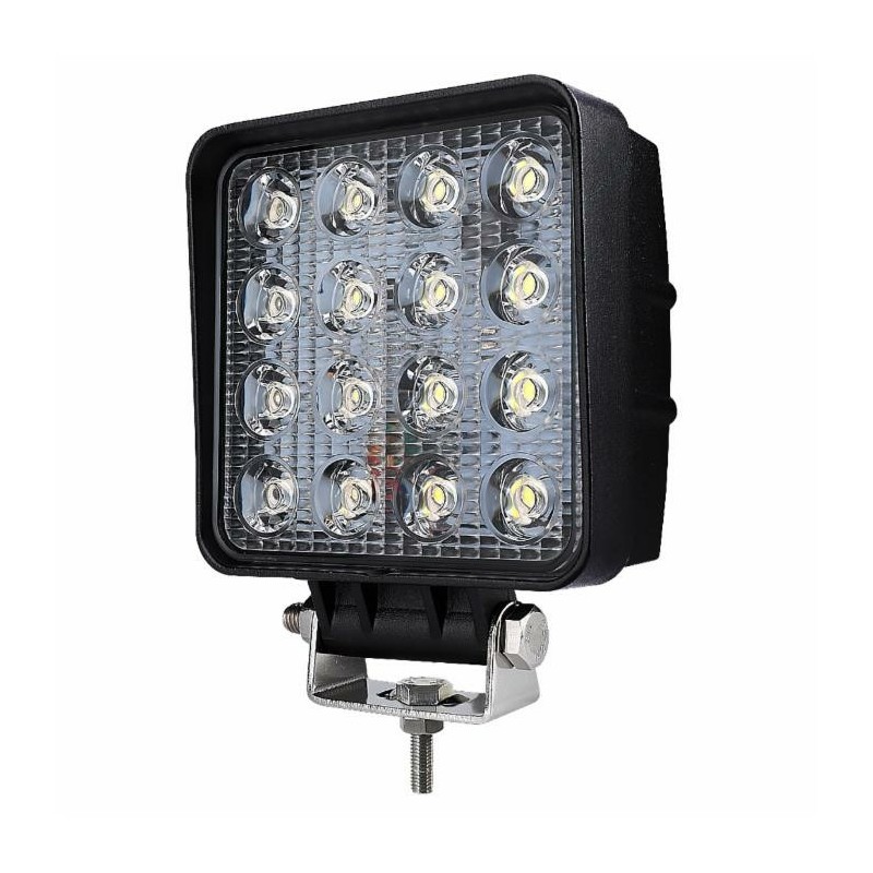 Faro da lavoro 16 LED Epistar a largo raggio freddo 48W IP67