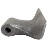 Mazza trincia larghezza 180mm lunghezza 100mm attacco 70mm e foro Ã˜ 17mm adattabile a originale Ferri