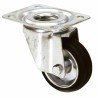 Ruota gommata160x40mm girevole con freno
