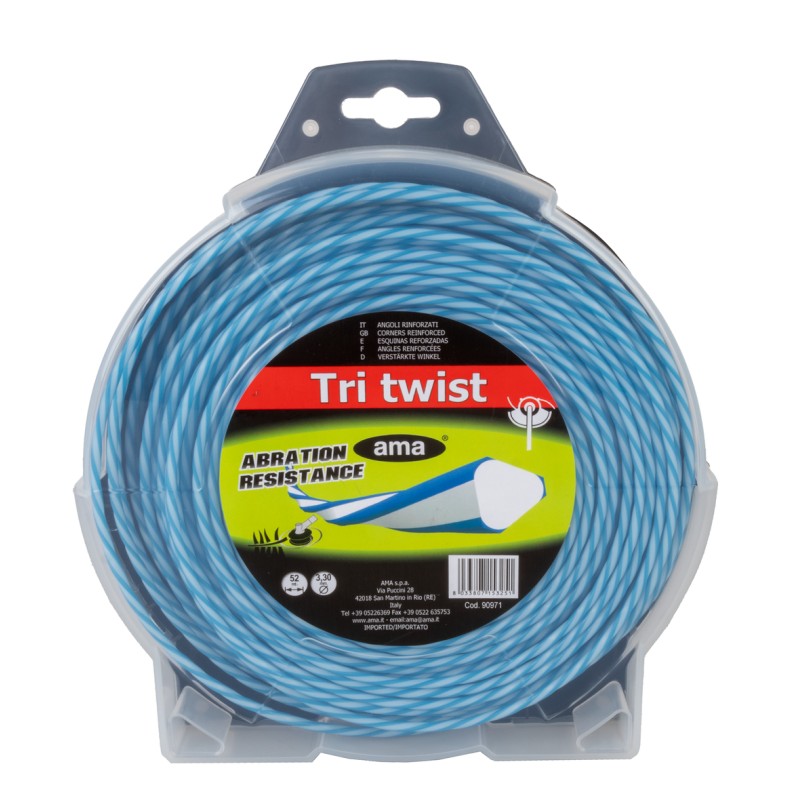 Filo decespugliatore Tri Twist Ã˜ 3,3mm 52m