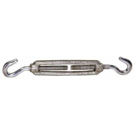 Tenditore a due ganci in acciaio con Ã˜ filetto 5/16" e l minima = 162mm
