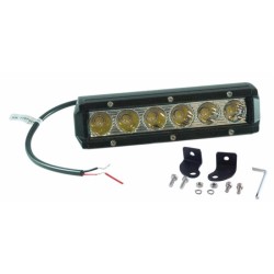 Faro da lavoro a barra 6 LED Epistar a lungo raggio Spot 30W IP67