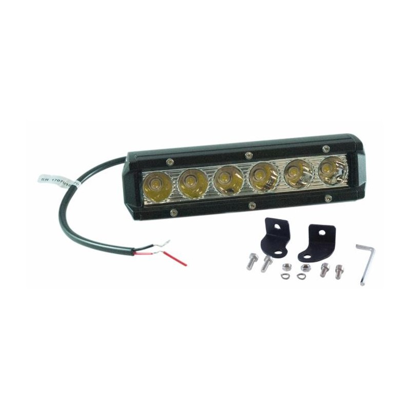 Faro da lavoro a barra 6 LED Epistar a lungo raggio Spot 30W IP67