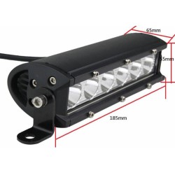 Faro da lavoro a barra 6 LED Epistar a lungo raggio Spot 30W IP67