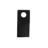Coltello per falciatrice lunghezza 100mm foro Ã˜ 19mm spessore 3mm