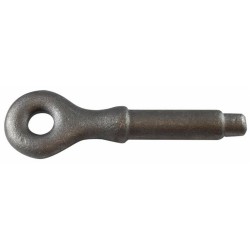 Occhione di aggancio per timoni di rimorchi in metallo grezzo Ã˜ esterno 84mm Ã˜ foro interno 30mm