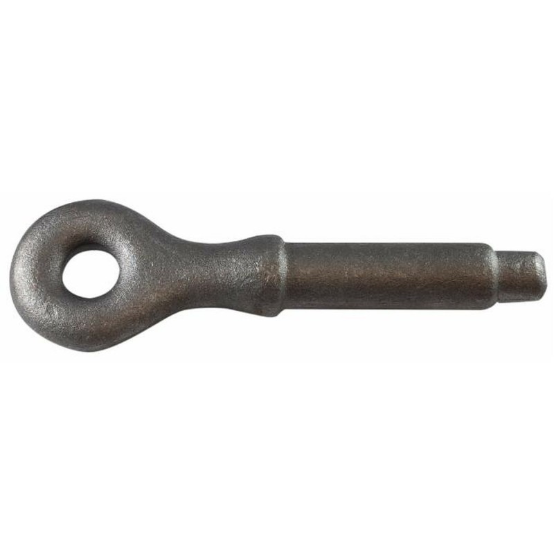 Occhione di aggancio per timoni di rimorchi in metallo grezzo Ã˜ esterno 84mm Ã˜ foro interno 30mm