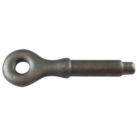 Occhione di aggancio per timoni di rimorchi in metallo grezzo Ã˜ esterno 84mm Ã˜ foro interno 30mm
