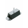 Supporto antivibrante rettangolare 100x40 perno,M12