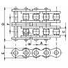 Catena doppia 12 b-2,3/4" x 7/16"