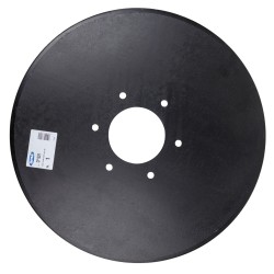 Disco piano liscio Ã˜ 500mm sp.6mm con fori cilindrici