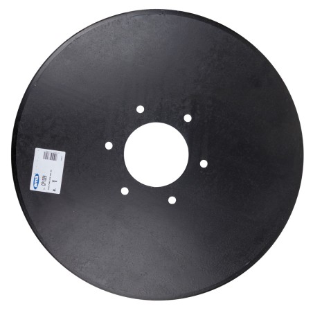Disco piano liscio Ã˜ 500mm sp.6mm con fori cilindrici