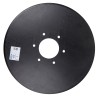 Disco piano liscio Ã˜ 500mm sp.6mm con fori cilindrici