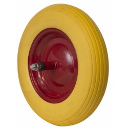 Ruota per carriola in poliuretano Ã¸ 368mm