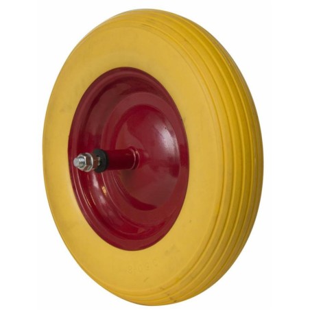 Ruota per carriola in poliuretano Ã¸ 368mm